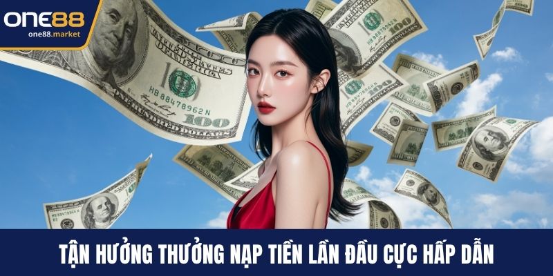 Tận hưởng thưởng nạp tiền lần đầu cực hấp dẫn